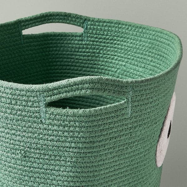 UPPSTÅ - Storage bag, braided/green, 35 cm - best price from Maltashopper.com 80529554