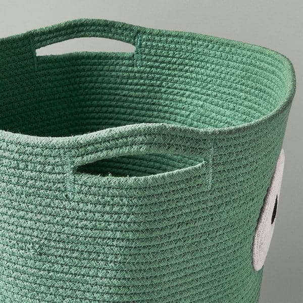 Ikea UPPSTÅ - Storage bag, braided/green, 35 cm