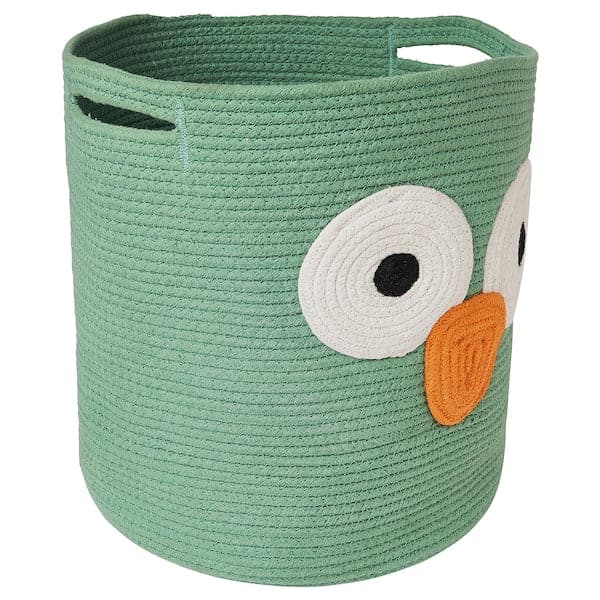 Ikea UPPSTÅ - Storage bag, braided/green, 35 cm