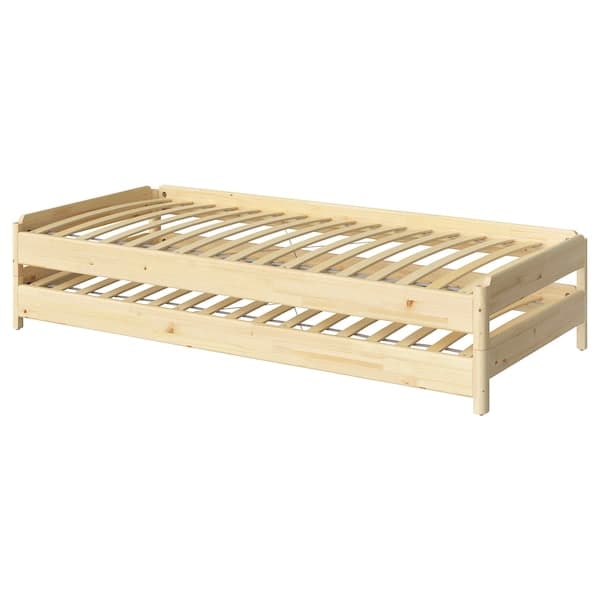 Ikea UTÅKER - Stackable bed, pine, 80x200 cm