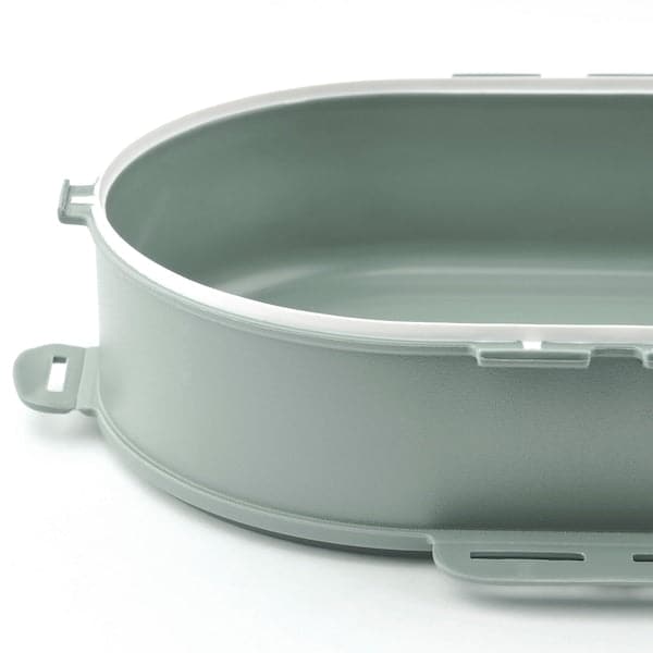 Ikea UTBJUDA - Add-on unit f stackable lunch box, for dry food light grey-green, 0.3 l