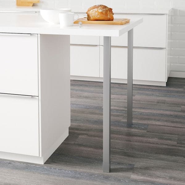 Ikea UTBY - Leg, stainless steel, 88 cm