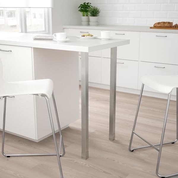 Ikea UTBY - Leg, stainless steel, 88 cm