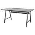 UTESPELARE gaming desk, black, 160x80 cm