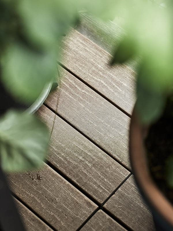 Ikea UTLÄNGAN - Floor decking, outdoor, brown, 0.90 m²