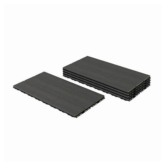 Ikea UTLÄNGAN - Floor decking, outdoor, grey stained, 0.90 m²