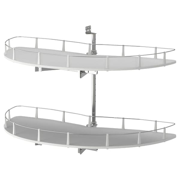 Ikea UTRUSTA - Crnr base cabinet pull-out fitting, 128 cm