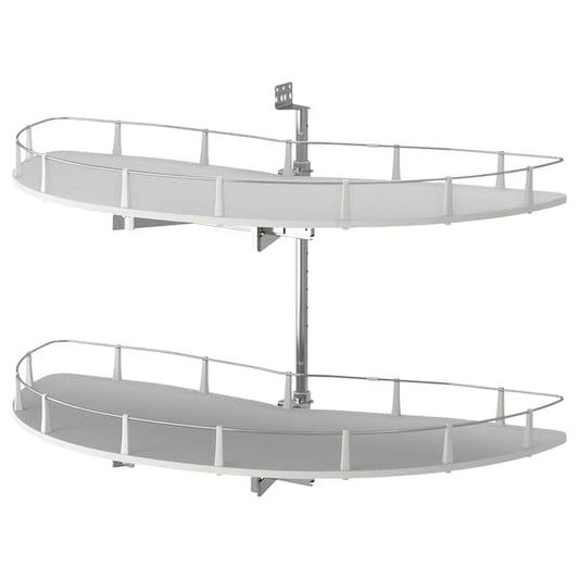 Ikea UTRUSTA - Crnr base cabinet pull-out fitting, 128 cm