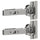 UTRUSTA hinge w b-in damper for kitchen, 110 °, 2 pack