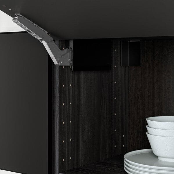 UTRUSTA - Hinge w damper for horizontal door, black - Premium Hooks, Buckles & Fasteners from Ikea - Just €51.99! Shop now at Maltashopper.com