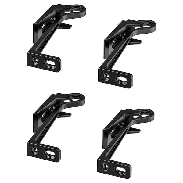 UTRUSTA - Lock for kitchen drawers/cabinets, black