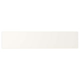UTRUSTA drawer front, low, white, 40 cm