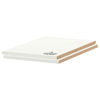 UTRUSTA shelf, white, 40x60 cm, 2 pack
