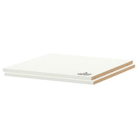 UTRUSTA shelf, white, 60x60 cm, 2 pack