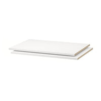 UTRUSTA shelf, white, 80x60 cm, 2 pack
