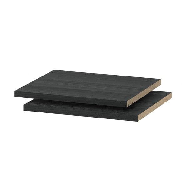 UTRUSTA - Shelf, wood effect black, 40x37 cm - best price from Maltashopper.com 50212976