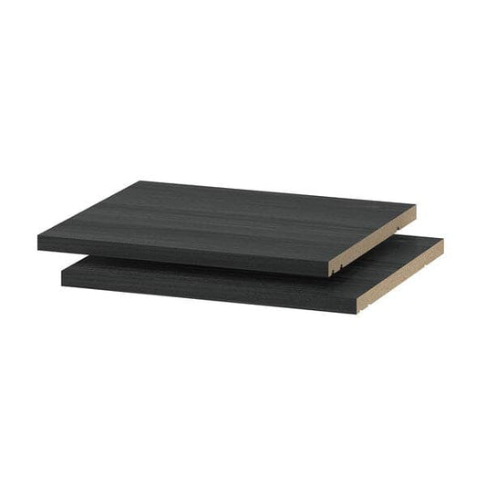 Ikea UTRUSTA - Shelf, wood effect black, 40x37 cm