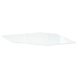UTRUSTA shelf for corner wall cabinet, glass, 68 cm