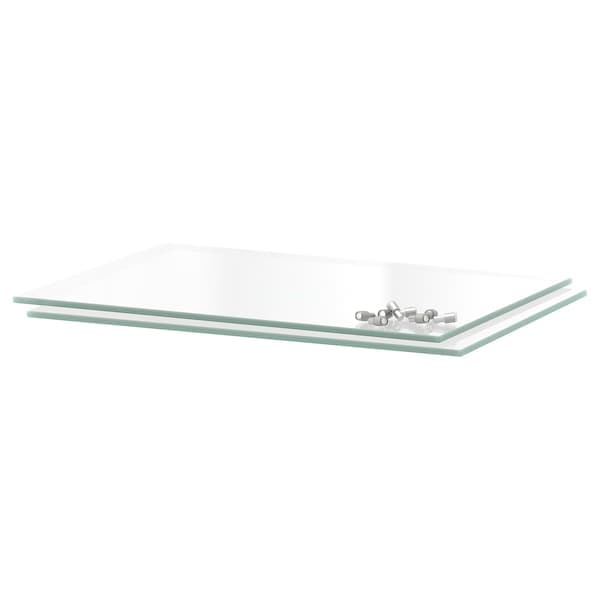 UTRUSTA - Shelf, glass, 30x37 cm - best price from Maltashopper.com 20417413