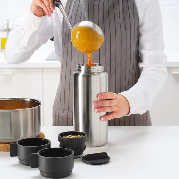 Ikea UTRUSTNING - Steel vacuum flask, 1 l