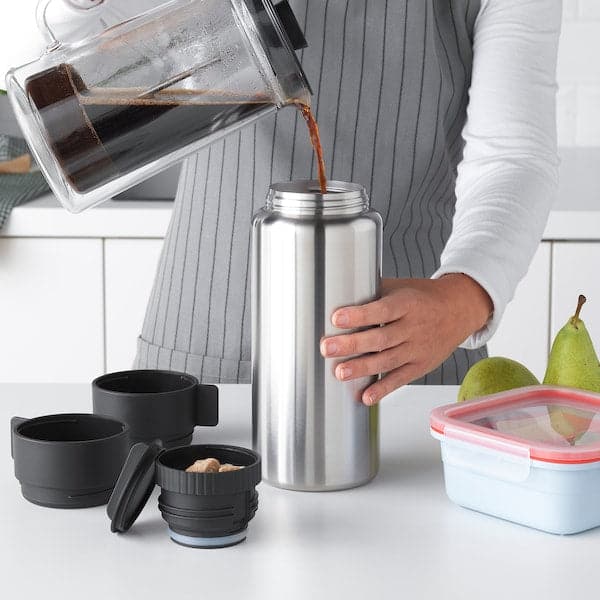 Ikea UTRUSTNING - Steel vacuum flask, 1 l