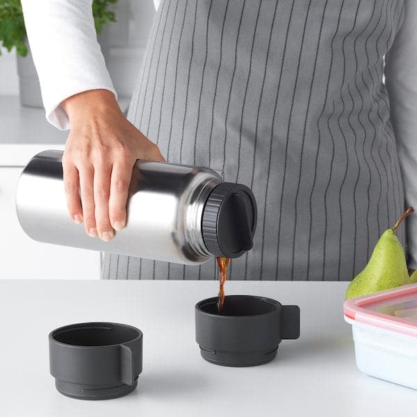 Ikea UTRUSTNING - Steel vacuum flask, 1 l