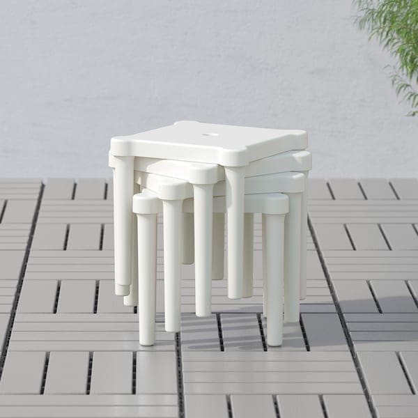 Ikea UTTER - Children's stool, in/outdoor/white