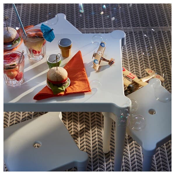 Ikea UTTER - Children's table, in/outdoor/white