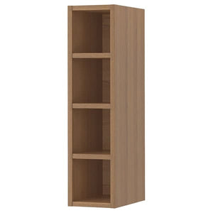 Ikea VADHOLMA - Open storage, brown/stained ash, 20x37x80 cm