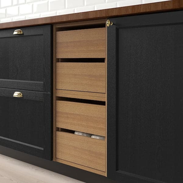 Ikea VADHOLMA - Drawer unit, brown/stained ash, 40x37x40 cm