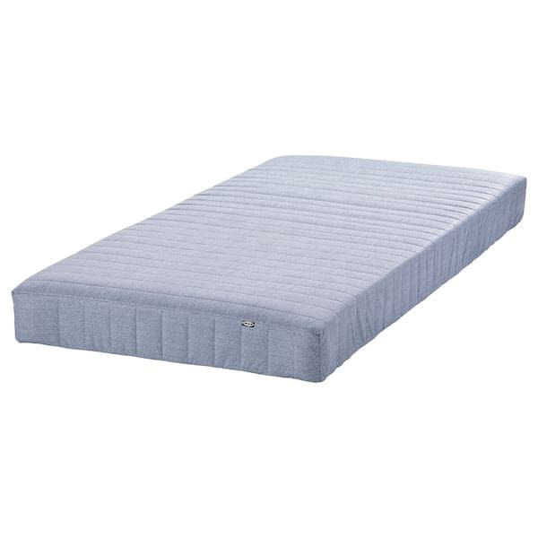 VADSÖ Spring mattress - extra rigid/light blue 90x200 cm , 90x200 cm