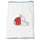 VÄDRA cover for babycare mat, rabbit pattern/white, 48x74 cm