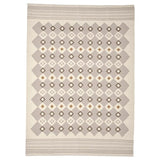 VÄGNÄT rug, flatwoven, off-white grey/handmade, 170x240 cm
