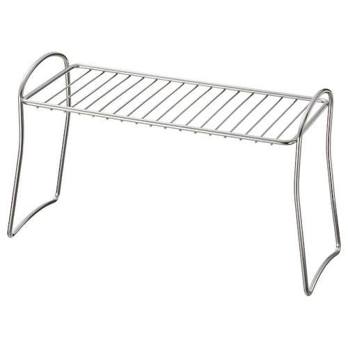 VÄLVÅRDAD - Dish drying shelf, stainless steel, 13x32 cm