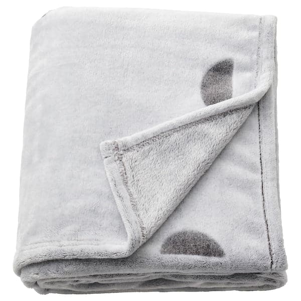VÄNKRETS - Blanket, light grey, 130x170 cm - best price from Maltashopper.com 90504746