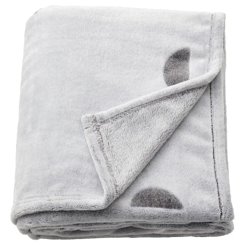 VÄNKRETS - Blanket, light grey, 130x170 cm