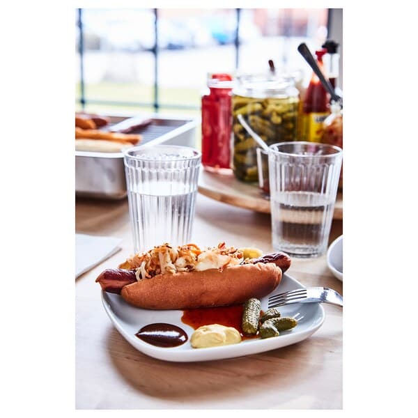 VÄRDERA - Plate, white, 31x26 cm - Premium  from Ikea - Just €11.99! Shop now at Maltashopper.com