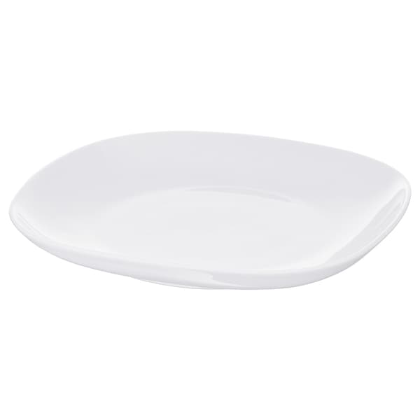 VÄRDERA - Plate, white, 25x25 cm - best price from Maltashopper.com 10277352