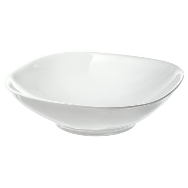 Ikea VÄRDERA - Deep plate, white, 20x20 cm
