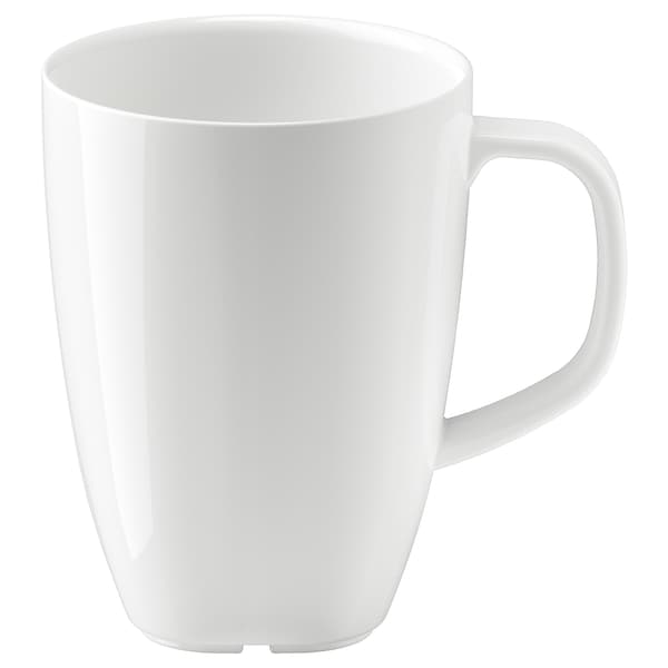 VÄRDERA - Mug, white, 30 cl - best price from Maltashopper.com 10277366