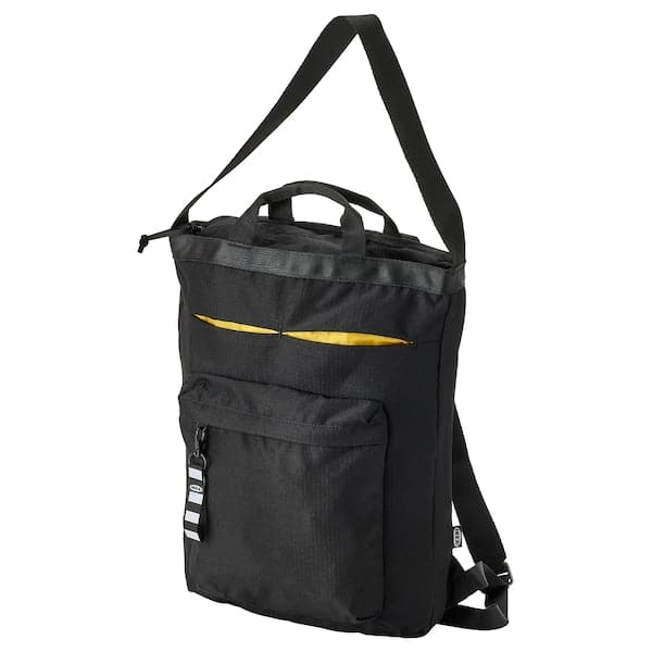 VÄRLDENS - Travel tote bag, black, 28x12x44 cm/16 l - best price from Maltashopper.com 90487916