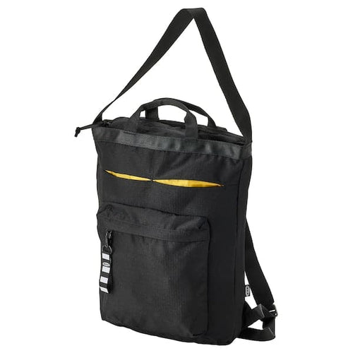 VÄRLDENS - Travel tote bag, black, 28x12x44 cm/16 l