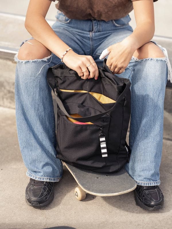 V RLDENS Travel tote bag black 28x12x44 cm 16 l Best Price