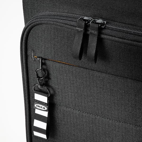 VÄRLDENS - Cabin bag on wheels, black, 34x20x54 cm/30 l - best price from Maltashopper.com 40519910