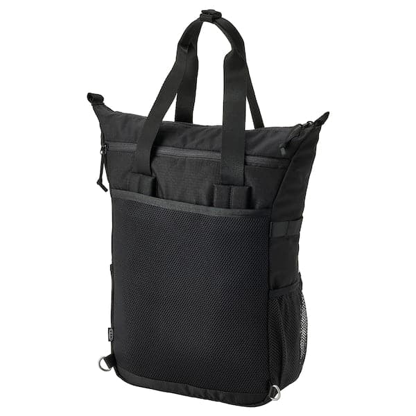 VÄRLDENS - Backpack, black, 31x15x49 cm/26 l - best price from Maltashopper.com 30487924