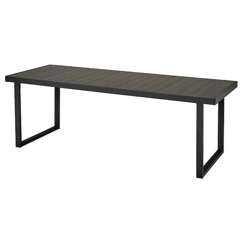 VÄRMANSÖ - Table, outdoor, dark grey, 224x93 cm