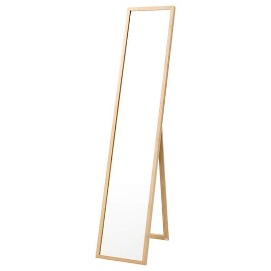 Ikea VÄRSNÄS - Freestanding mirror, bamboo, 30x150 cm