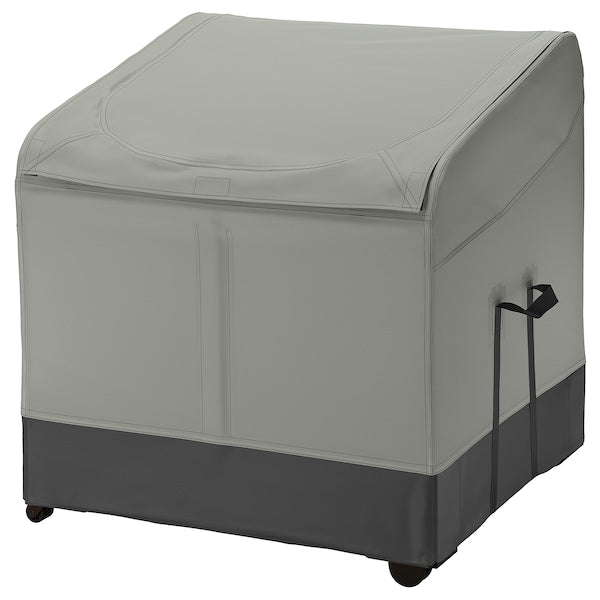 VÄTTERSÖ - Container, outdoor, dark grey,78x72x79 cm - best price from Maltashopper.com 00562905