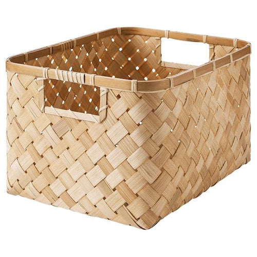 VÄXTHUS - Basket, bamboo/handmade, 25x35x20 cm