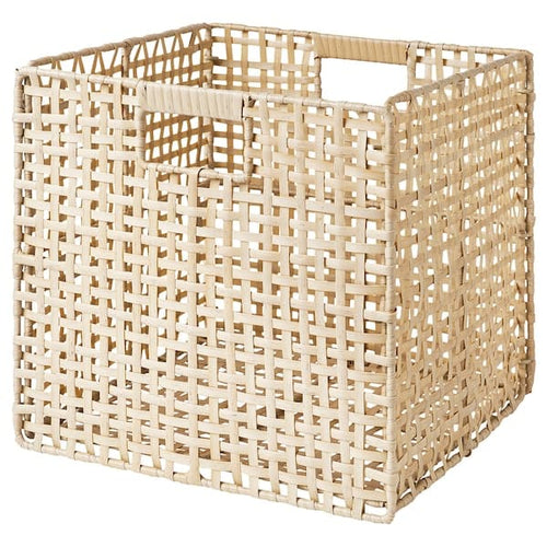 VÄXTHUS - Basket, beige, 30x30x30 cm